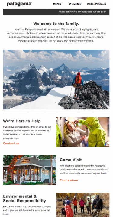 make it easy for them to contact you for welcome email