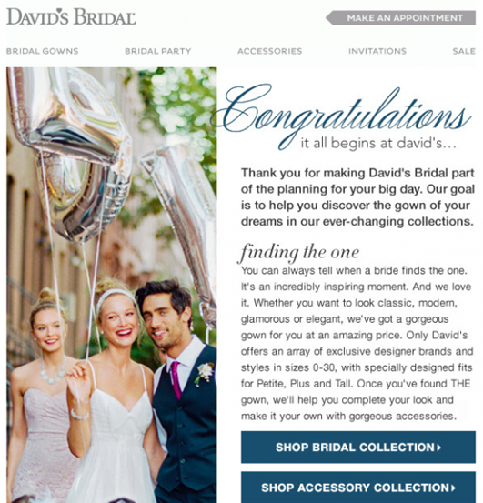 say thank you for welcome email